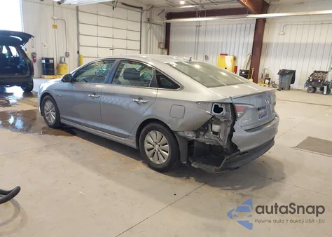 2016 Hyundai Sonata Hybrid Se from USA, damaged, VIN KMHE24L16GA014268
